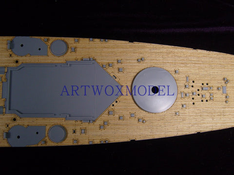 ARTWOX Model Wooden Deck for Tamiya 78011 Prince of Wales battleship wooden deck AW10028