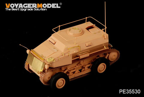 Voyager model metal etching sheet PE 35530 SD. kfz.254 metal etching part for wheeled / tracked hybrid armored reconnaissance vehicle