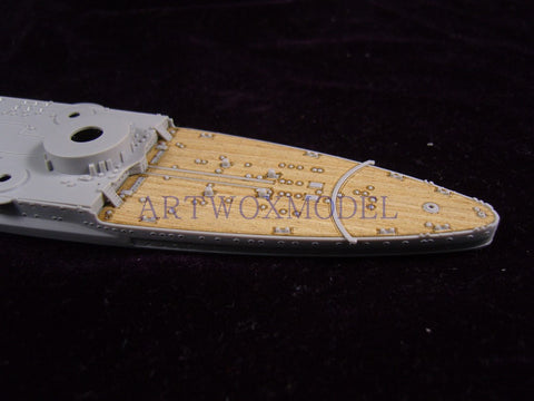 Artwox model wooden deck for小号手05779 Italy Navy, battle tower, 1940 wooden deck AW20058
