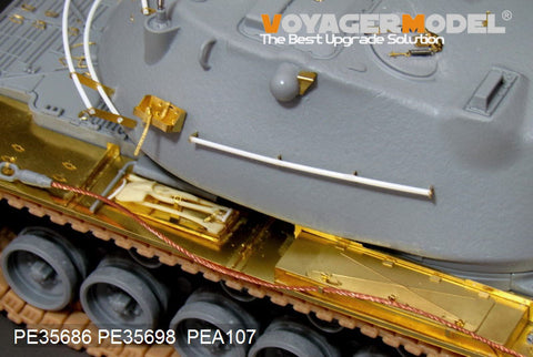 Voyager PE35686 Metallic etching for upgrade and Transformation of M103A1 heavy tanks