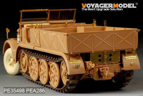 Voyager PE35498 Sd.Kfz.9 18 ton semi crawler tractor upgrade with metal etchant