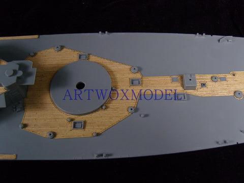 Artwox model wooden deck for Tamiya 78017 United States New Jersey battleship and wood deck AW10036