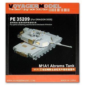 Voyager model metal etching sheet PE35209 M1A1 Abrams main battle tank upgrade kit (with Veron 3535)