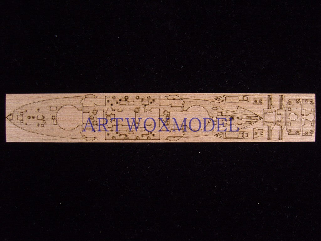 Artwox model wooden deck for Seals models SMP001 Japanese Navy warship Mikasa wood deck AW20042