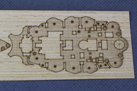 Artwox model wooden deck for trumpeter 05768 Colorado battleship bb45 1944 wood deck aw 20140