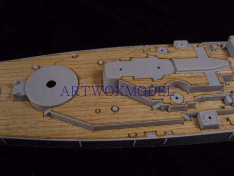 Artwox model wooden deck for Trumpeter 05702 USS New Jersey 1983 wooden deck AW20049