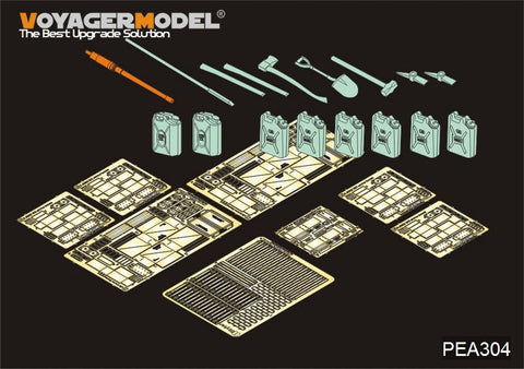 Voyager model metal etching sheet PEA304 M109 series self propelled howitzer general additional modification Kit