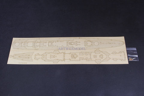 Artwox model wooden deck for Trumpeter 05346 wooden deck PE 3M covering paper AM10013A