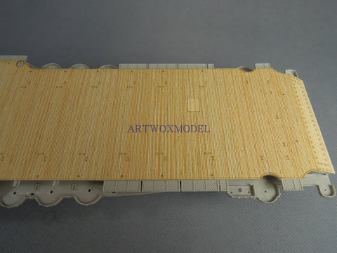 Artwox model wooden deck for Trumpeter 05608 US CV-2 Lexington Aircraft Carrier 1942 Wood Deck AW10119
