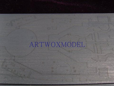 Artwox model wooden deck for Tamiya 78018 Missouri Battleship Wood Deck AW10039