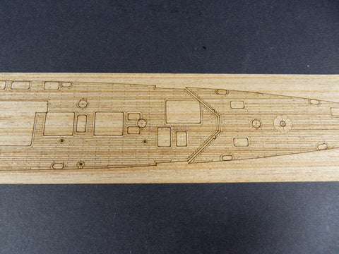 Artwox model wooden deck for ReVL 3016 HMS TouthSouthEngult- 4