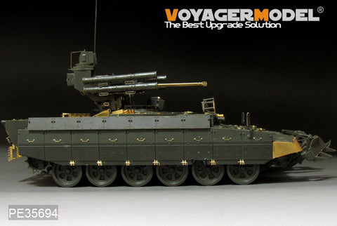 Voyager PE35694 Russian BMPT terminator tank support chariot upgraded with metal etch.