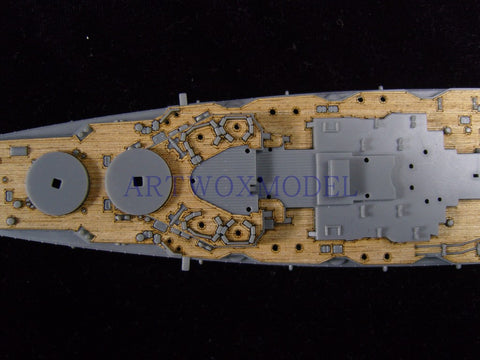 ARTWOXFujimi 420189 day naval battleship (full hull version) wooden deck AW20053
