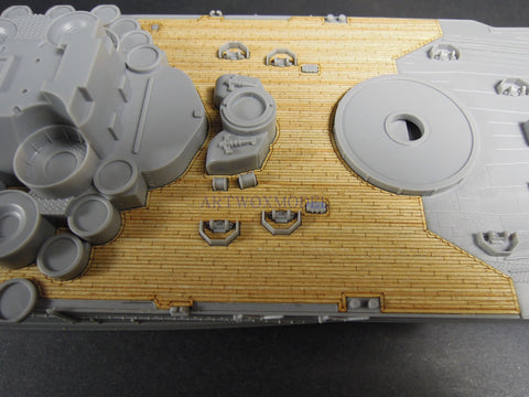 Artwox model wooden deck for HASEGAWA 40151 Japanese battleship "Yamato" battleship wooden deck AW50047