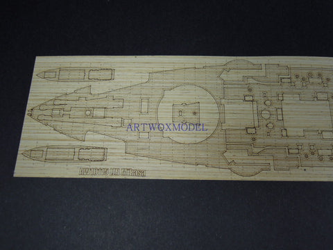 Artwox model wooden deck for Hasegawa 40061 Japanese Navy Sancha Battleship Wood Deck AW10115