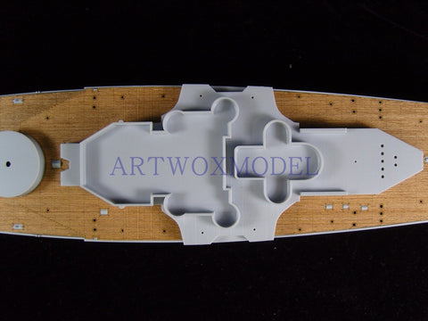 Artwox model wooden deck for Heller 81077 JEAN BART wooden deck AW50017