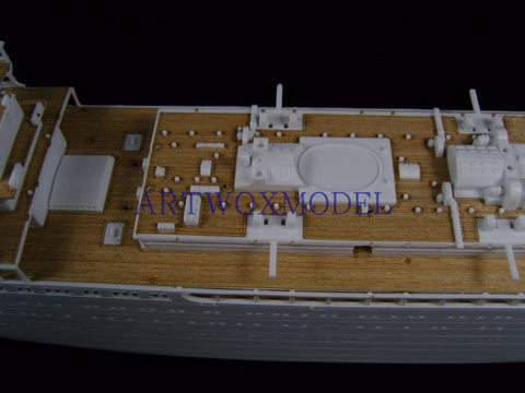 Artwox model wooden deck for Hasegawa 40028 Japan Glacier Maru Post Ship Wood Deck AW10048