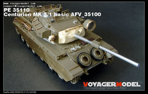 Voyager PE 35110 centurion mk.5 / 1 metal etcher for upgrading main battle tank