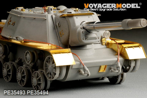 Voyager PE35494 SU-152 "Hunters" self-propelled artillery late type wing plate upgrade etching