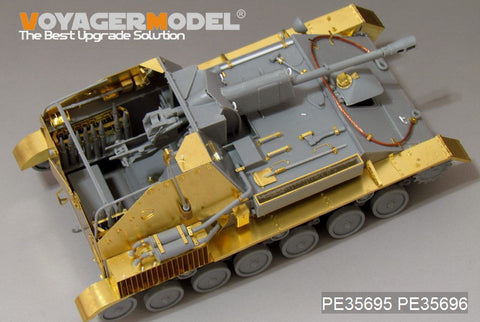 Voyager Model etching sheet PE35695 SU-76 metal self etching antitank gun (M)