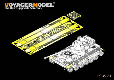 Voyager Model etching sheet PE 35831 modern France amx - 13 light tank fender ( peitian palace 35349 )