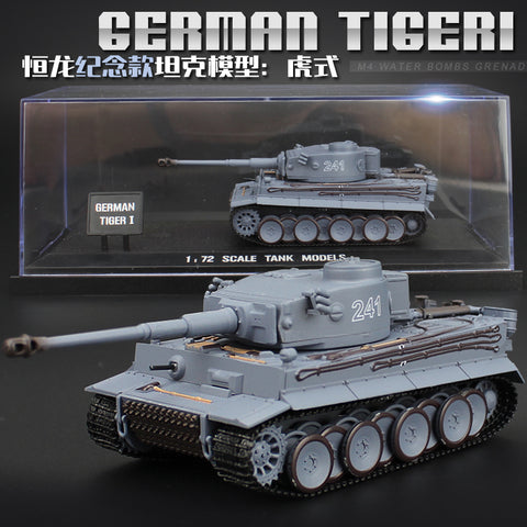 Authentic HengLong 1/72 German Tiger Tank American M1A2 Tank movable static Model Collection gifts