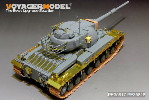 Voyager model metal etching sheet PE35817 Modern British Conqueror MkII Heavy Tank Alterations(including smoke bombs)