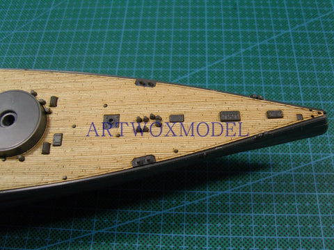 Qingdao 041178 wooden deck artwox model Japanese King Kong battleship deck aw10015 for