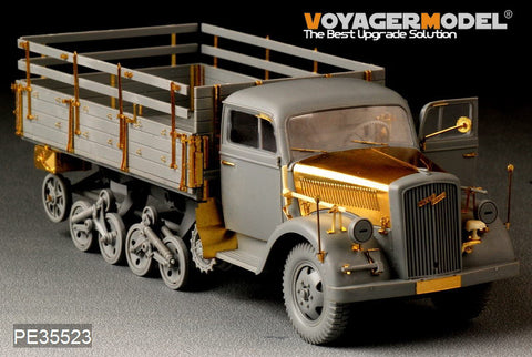 Voyager model metal etching sheet PE35523 Sd.Kfz.3 "Mechanical mule" Metallic etching for upgrade of Semi-tracked Carrie