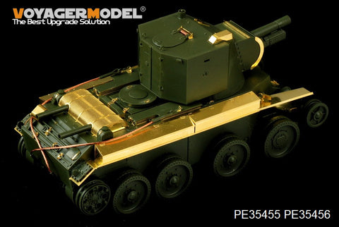 Voyager PE 35455 Basic metal etching for upgrading Finnish BT-42 assault gun in World War II