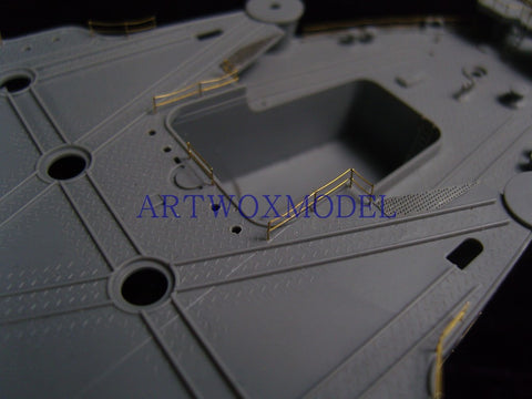 Artwox model wooden deck for Tamiya 78025 big and battleship new PE suite wooden decks AW10050A