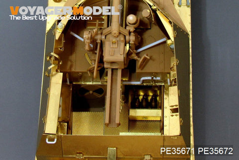 Voyager PE35671 "wild bees" 105mm self propelled howitzer upgrade metal etching parts (T Society)