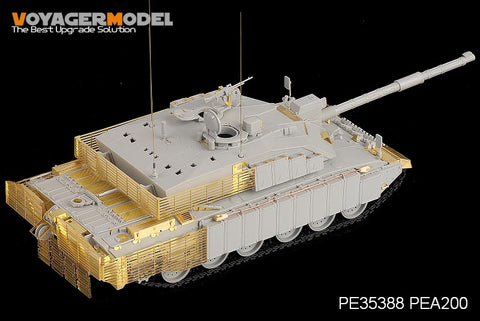 Voyager Model Metal Etching Sheet PE35388 Challenger 2 etch (trumpet) for main battle tank fence armored upgrade