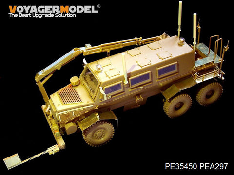 Voyager PE35450 "buffalo" 6X6 long range Minefield Detection System demining vehicle metal etching parts