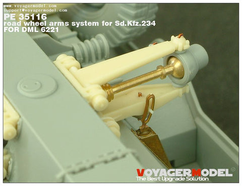 Voyager PE35116 Sd.Kfz.234 Movable-suspension upgrade kit for eight-wheel armoured vehicles