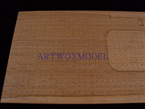 Artwox model wooden deck for Fujimi 600048 old Japanese Navy aircraft carrier Rui wood deck AW10027