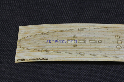 Artwox model wooden deck for trumpeter 05347 wood deck aw 10140, heavy cruiser sarra, Italian navy