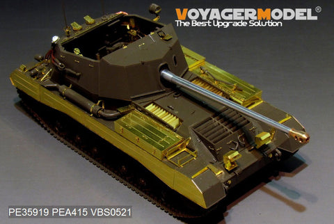 Voyager Model Metal Ealing Sheet PEA415 World War II British artillery self propelled anti tank gun side skirts and additional modifications