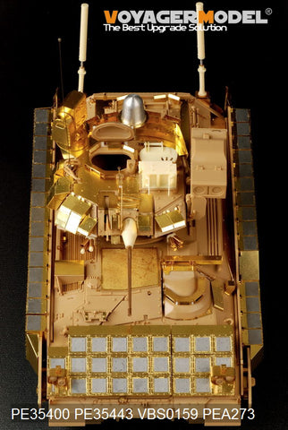 Voyager model metal etching sheet PE35400 M2A3 "Bradley" reconnaissance chariot retrofit a type of foundation modification part (T)