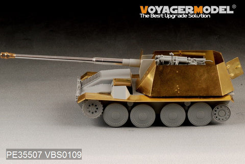 Voyager model metal etching sheet PE35507 General Purpose Weapons Vehicle PaK43 Anti-tank gun mounted upgrade metal etching pieces