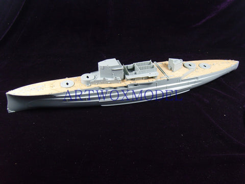 Artwox model wooden deck for Academy 14105 battle weary battleship wood deck aw 10031