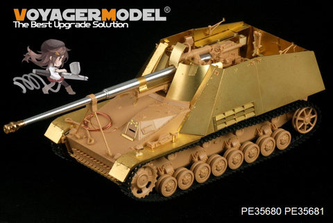 Voyager PE35680 "rhinoceros" self propelled antitank gun upgrade metal etching parts (T Society)