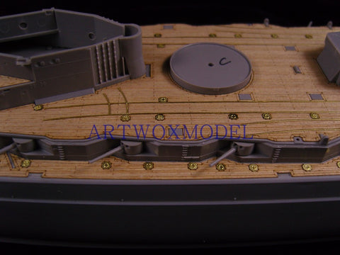 Artwox model wooden deck for ICM/S002 German Battleship Election Wooden Deck AW10065