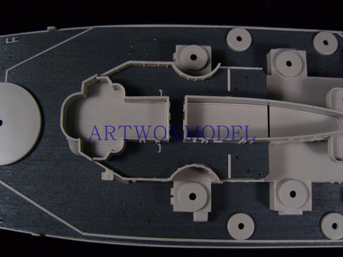 Artwox model wooden deck for trumpeter 05307 USS Alabama wood deck aw 10054