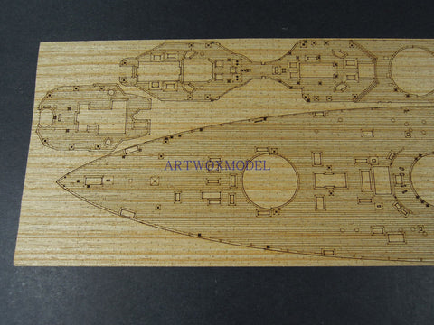 Artwox model wooden deck for trumpeter 05329 dauntless 1915 wood deck aw 10091