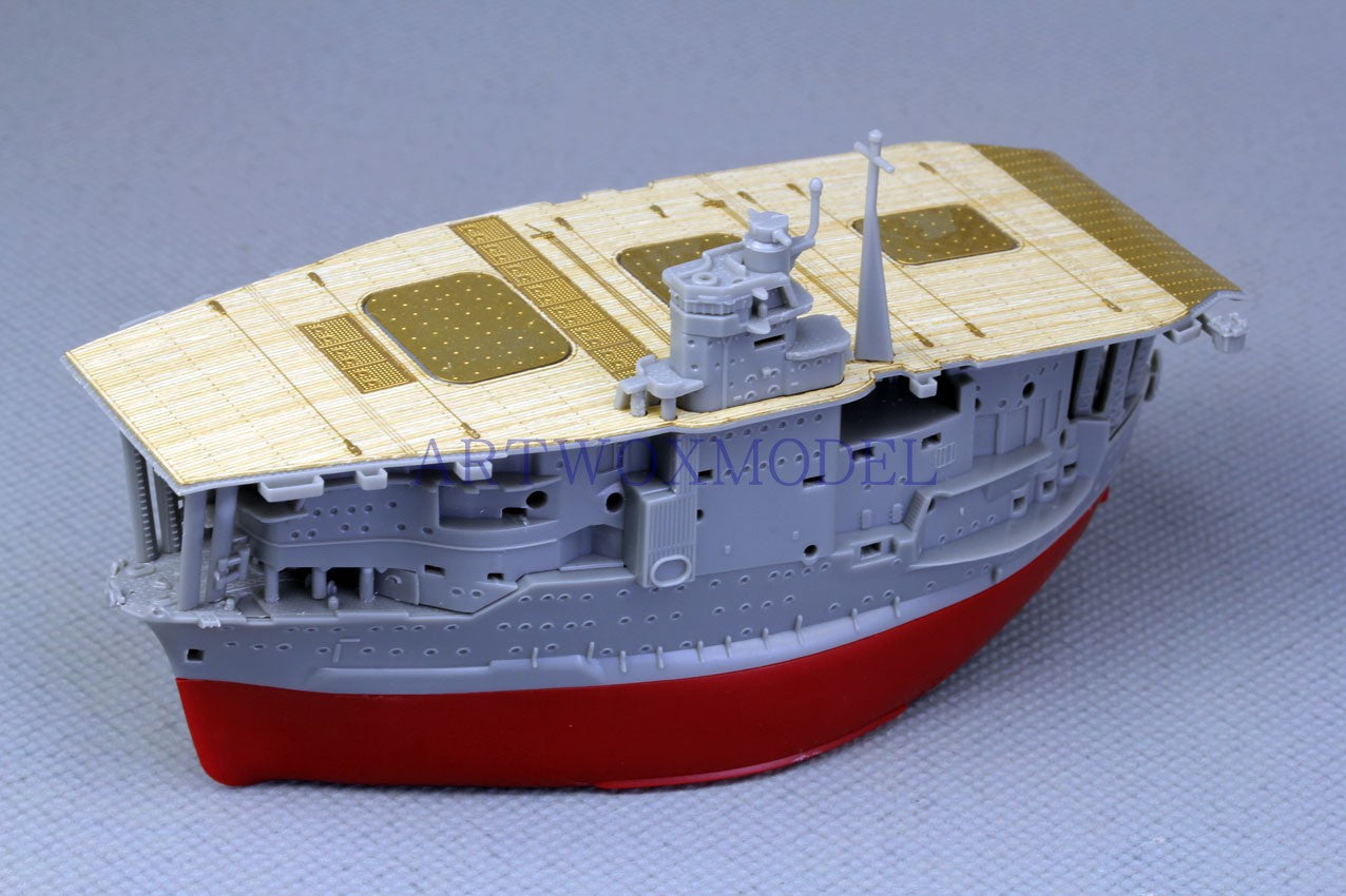 Artwox model wooden deck for Fujimi 421681 Q version Akagi issue included PE3M coating lacquer layer 2 in 1 wood deck AW50058