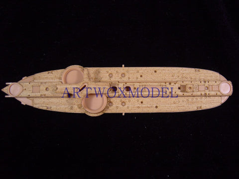 Artwox model wooden deck for S-MODEL PS700001 Beiyang Water Division flagship Dingyuan wooden Deck AW20012