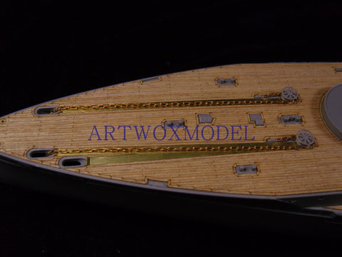 Artwox model wooden deck for ICM/S002 German Battleship Election Wooden Deck AW10065