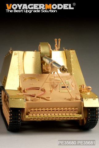 Voyager PE35680 "rhinoceros" self propelled antitank gun upgrade metal etching parts (T Society)