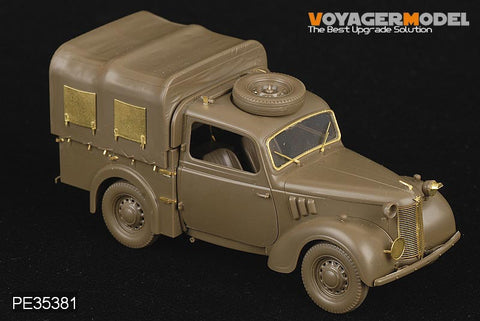 Voyager PE35381 World War II British 10HP light truck upgrade metal etching